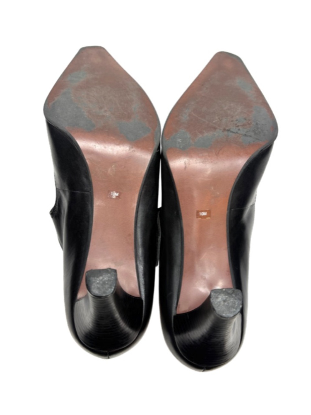 Franco Sarto Black Leather Mary Jane Pumps | 10 - Picture 6 of 9